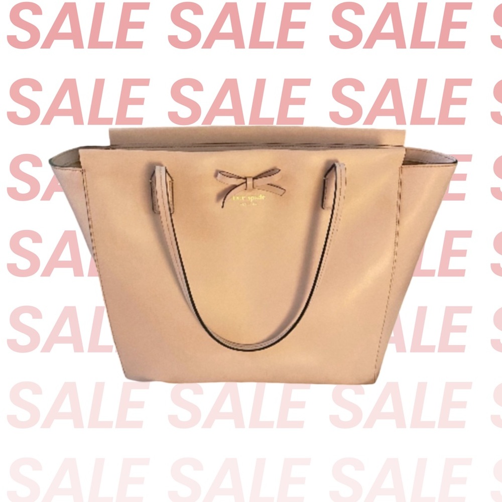 Light Pink Kate Spade Large Tote with Bow 🎀 Comes With Dust Bag 💥💥
